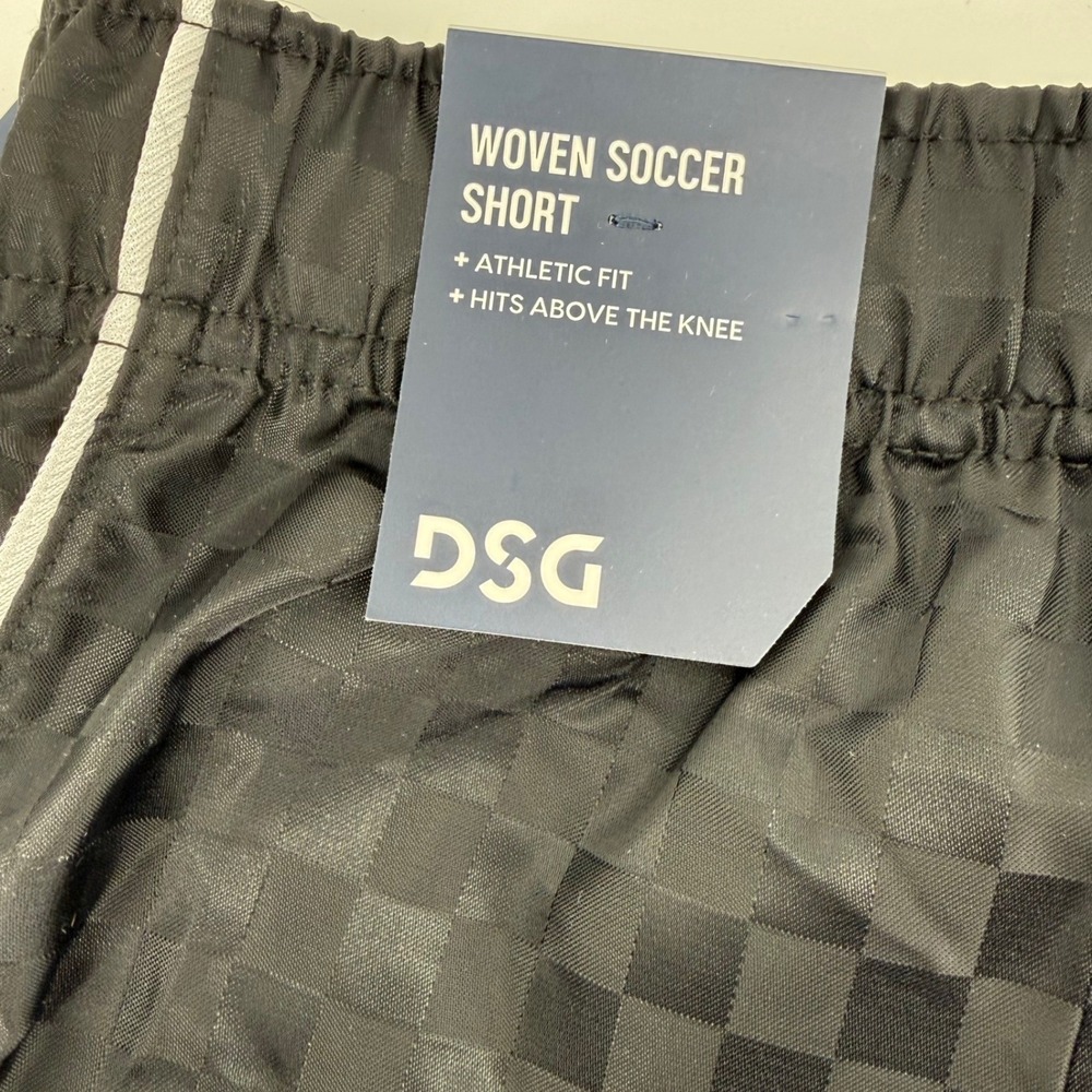 DSG Boys Youth Soccer Shorts Black Woven Athletic Fit Size‎ L 14-16 - Picture 4 of 8